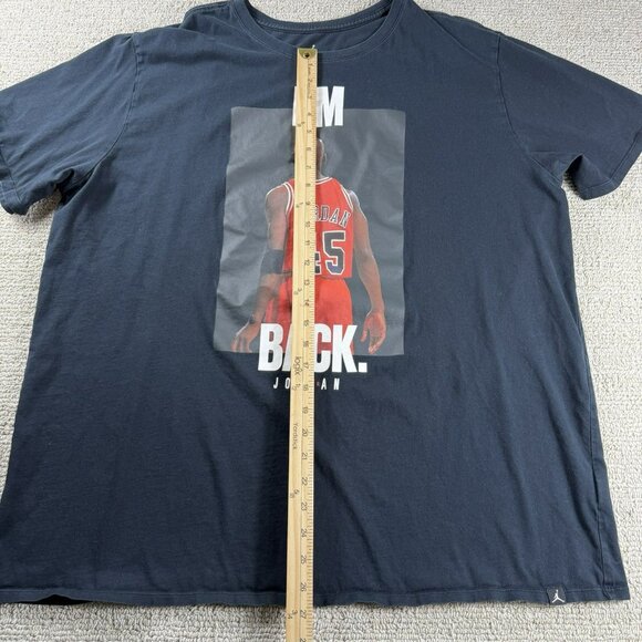 Nike Air Jordan I’m Back Short Sleeve T-Shirt Black Men’s Size 3XL - Picture 5 of 8